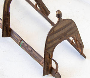 Antique Camel, Dromadaire Brass and Iron Saddle
