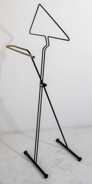 Vintage Folding Valet Metal Stand by Fratelli Reguitti the 1950s
