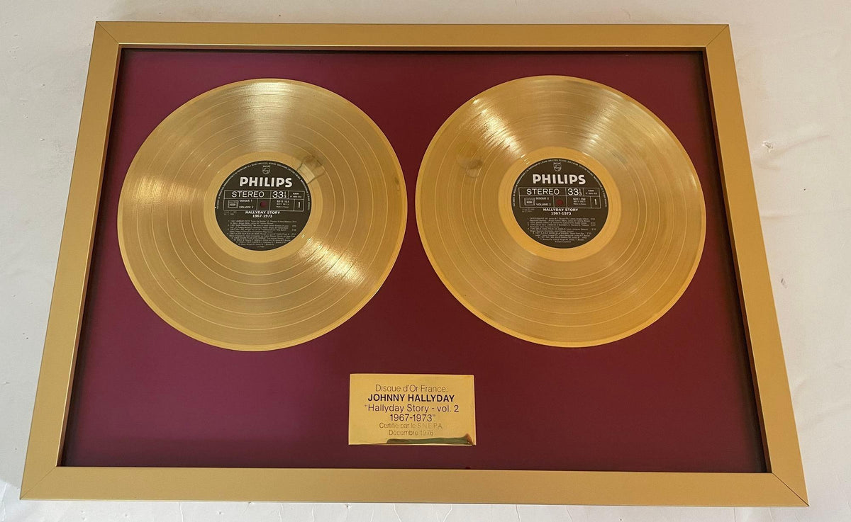Official Gold Record Award France Johnny Halliday Story 1967-1973 Vol.2 — additional view 16