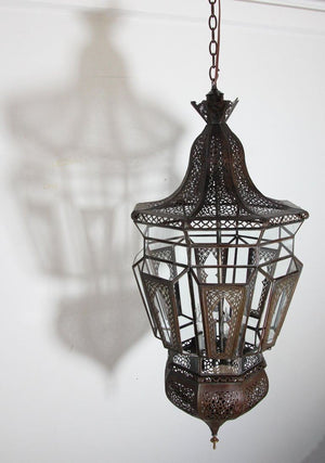 Moroccan Moorish Vintage Hanging Light Fixture