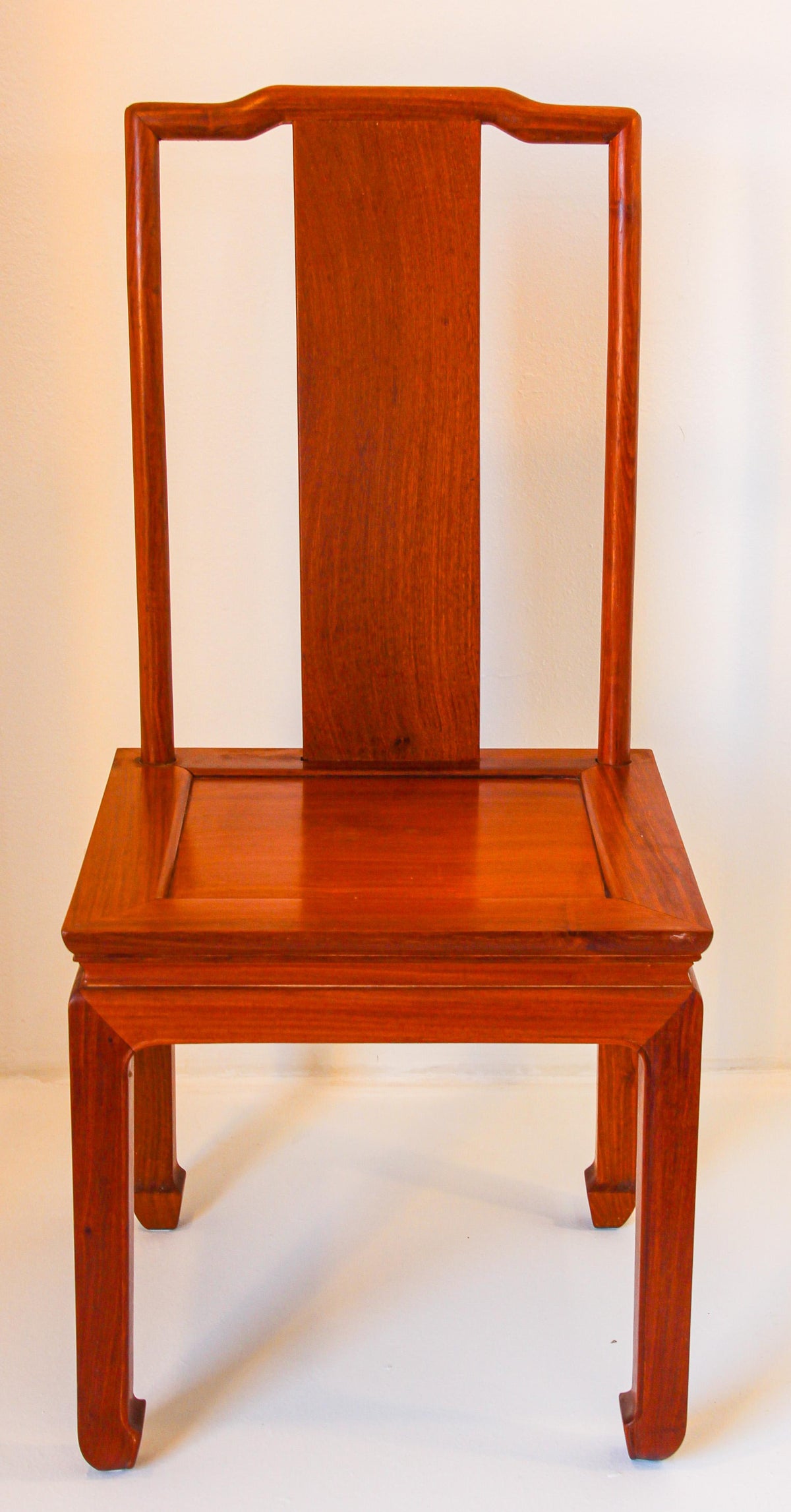 Vintage Chinese Ming Style Side Chair, Handcrafted in Hong Kong, 1950 — additional view 18
