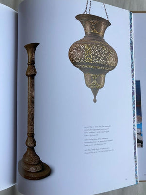 Antique Egyptian Middle Eastern Brass Candleholder Floor Lamp