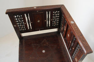 19th Century Middle Eastern Egyptian Moorish Corner Chairs