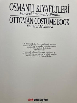 Ottoman Costumes Turkish Hardcover, January 1, 1986 Coffee Table Book