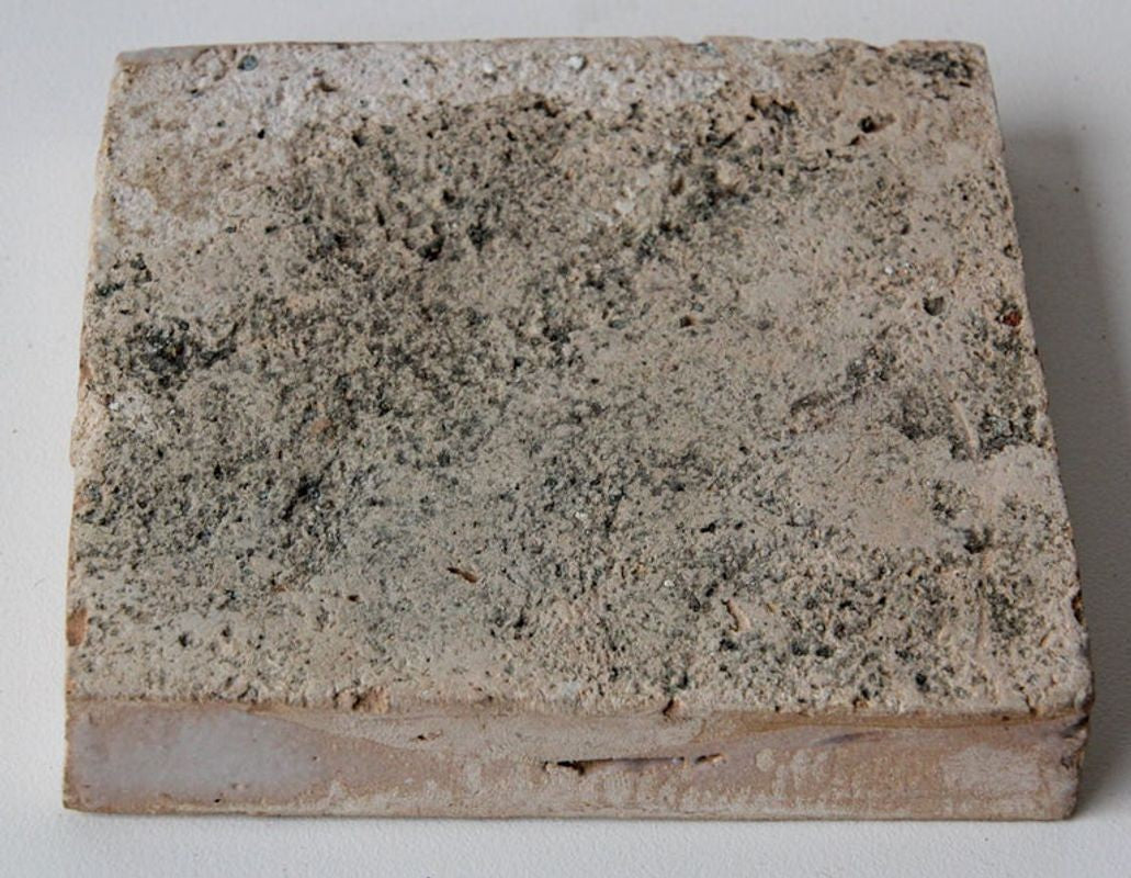Moorish Ceramic Tile with Hand-Painted Arabic Writing, 20th Century – view 5