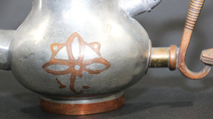 African Tuareg Silver Pewter Tea Pot from Mauritania