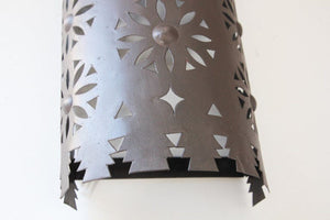 Large Moroccan Metal Wall Sconce Shade