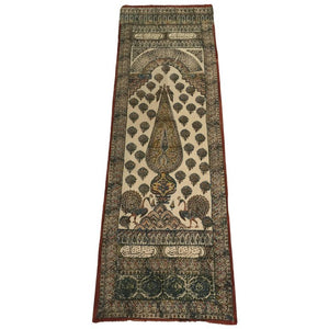 Persian Paisley Woodblock Printed Textile Wall Hanging