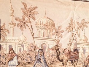 Large Tapestry with an 19th Century Orientalist Scene and Moorish Architecture