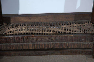 African Wooden Primitive Basket