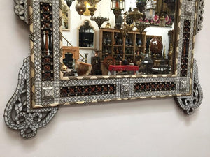19th Century Moorish Mirror Inlay with Mother-of-Pearl