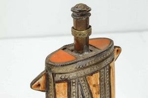 Moroccan Berber Brass Flask