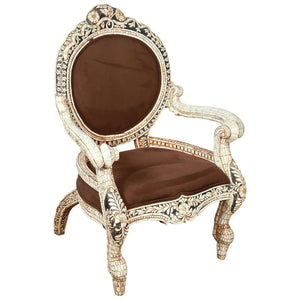 Bone Inlaid Anglo-Indian Armchair