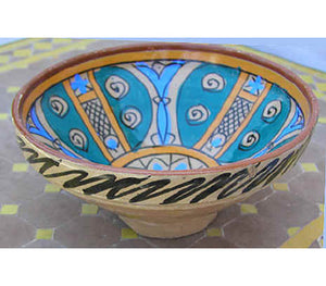Moroccan Meknes Ceramic Bowl