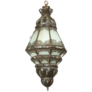 Moroccan Milky Glass Pendant