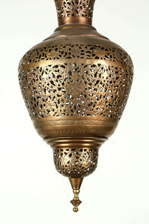 Moorish Brass Hanging Light Fixture
