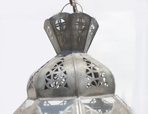Moroccan Clear Glass Moorish Lantern