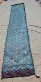 1950s Vintage Zemmour Moroccan Rug Berber Runner, 3ft x 16.4ft long