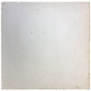 Moroccan Encaustic Cement Tile in Antique White Color