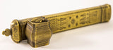 Antique Middle Eastern Islamic Brass Inkwell Qalamdan Circa 1850