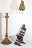 Antique 19th Century Brass Islamic Middle Eastern Persian Floor Lamp