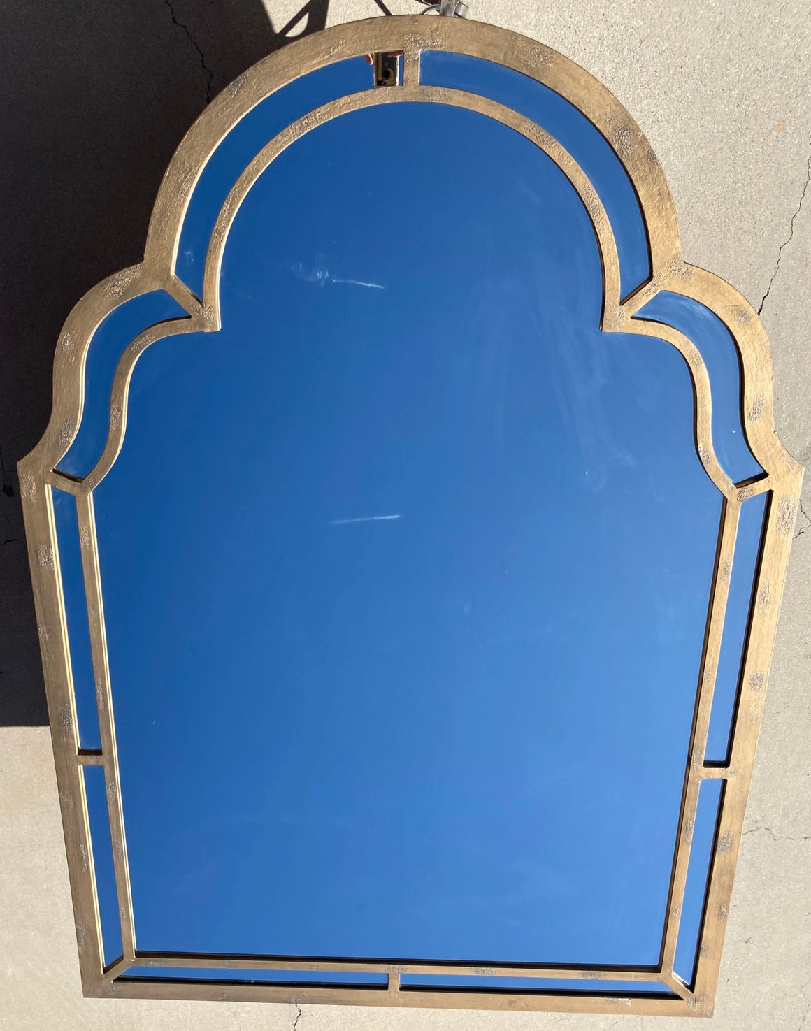 Hand-crafted Large Cast Iron Floor Mirror 6ft 8