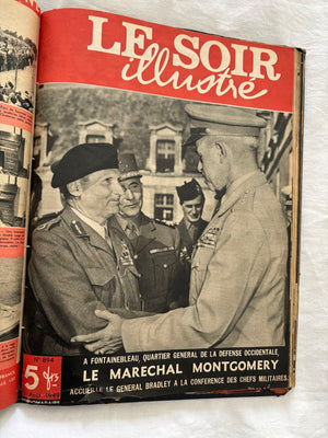 Le Soir Illustre Mai 1949 to Le Soir Illustre August 1949 French Magazines Paris France