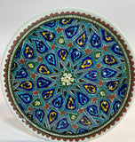 Hand Painted Ceramic Decorative Moorish Plate 1950s