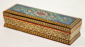 Micro Mosaic Moorish Inlaid Jewelry Pen Box