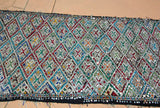 1950s Vintage Zemmour Moroccan Rug Berber Runner, 3ft x 16.4ft long