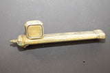 Antique 19th C. Ottoman Turkish Brass Inkwell Qalamdan with Arabic Calligraphy Writing