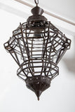 Moroccan Clear Glass Lantern in Moorish Style