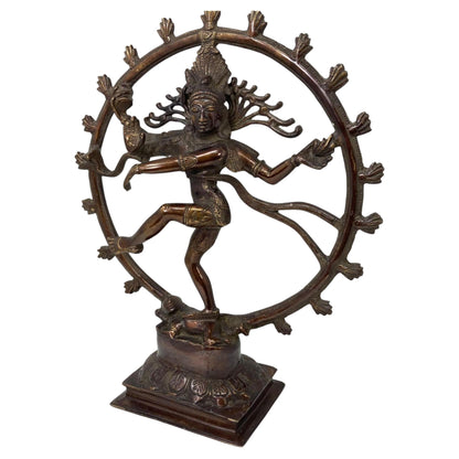 Asian Dancing Hindu Bronze Copper Shiva Nataraja Circa 1950 — additional view 11