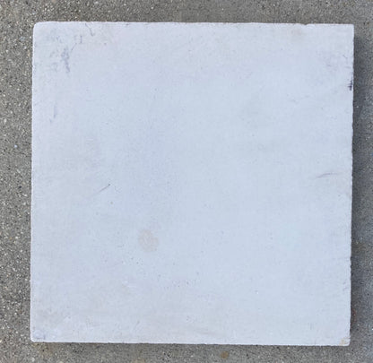 Moroccan Encaustic Cement Tile in Antique White Color