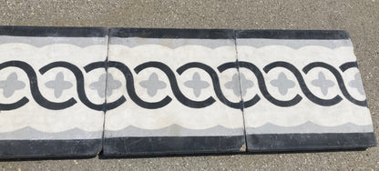 Moroccan Encaustic Cement Tile Sample with Modern Design