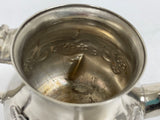 Vintage Moroccan Metal Silver Plated Tea Pot