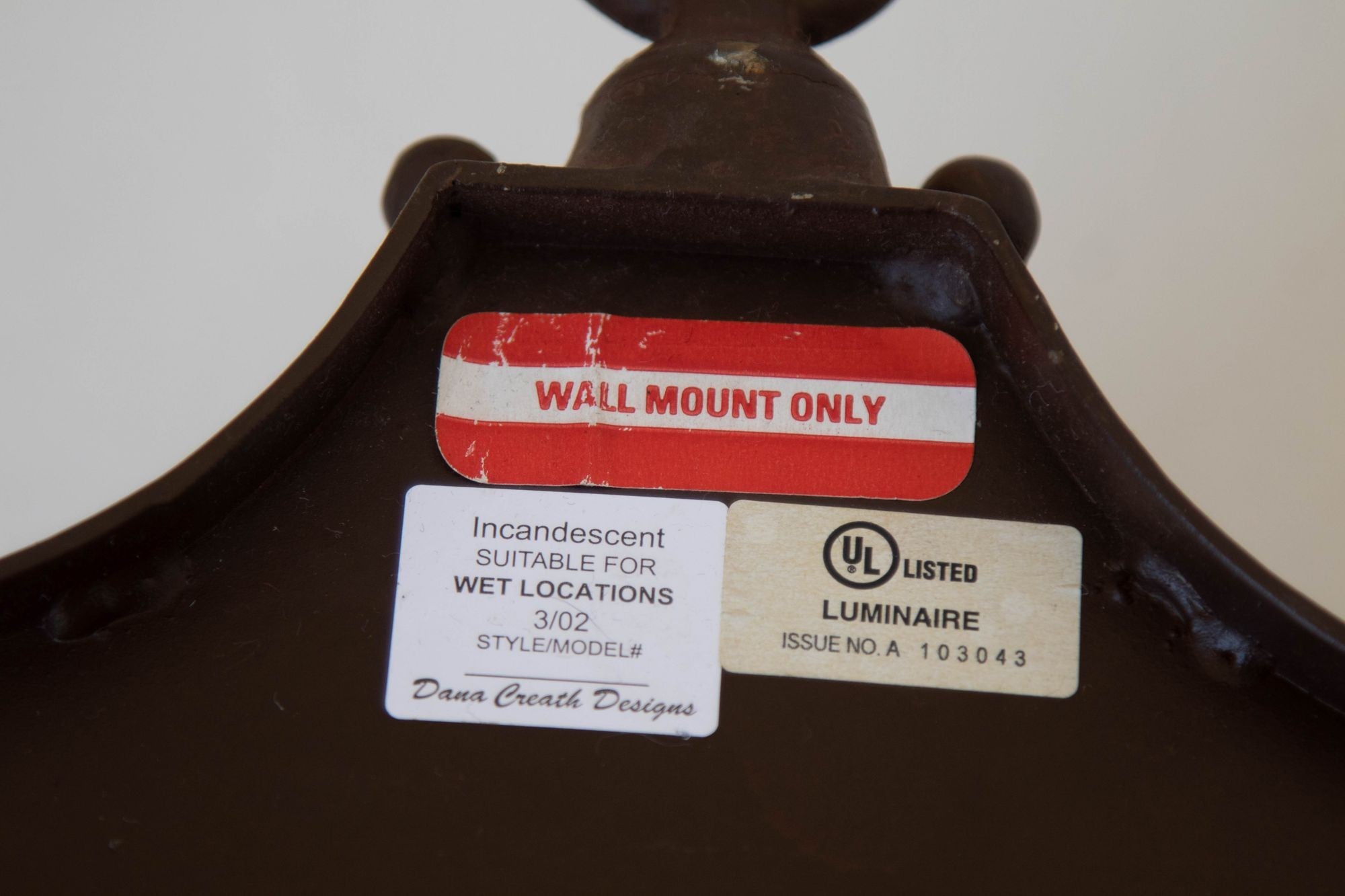 Iron Wall Lantern Antique Rust with Glass 1 of 6 for Outdoor European Style