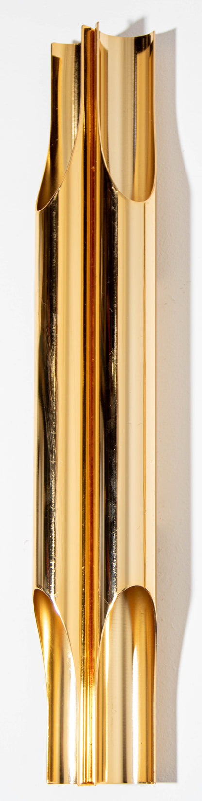 Italian Polished Brass Orgue Wall Sconce, Post-Modern Design, 2015 — Italy