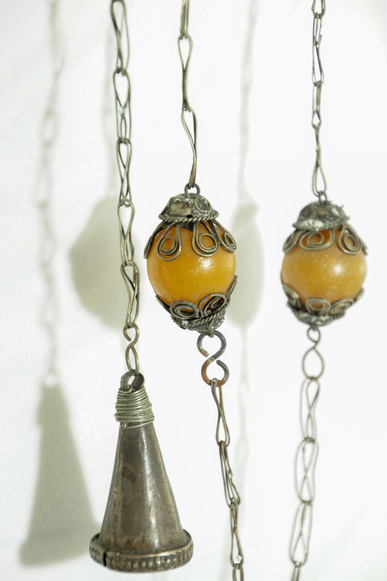 Antique Moroccan Ethnic Talisman Silver Amulet Box Holder