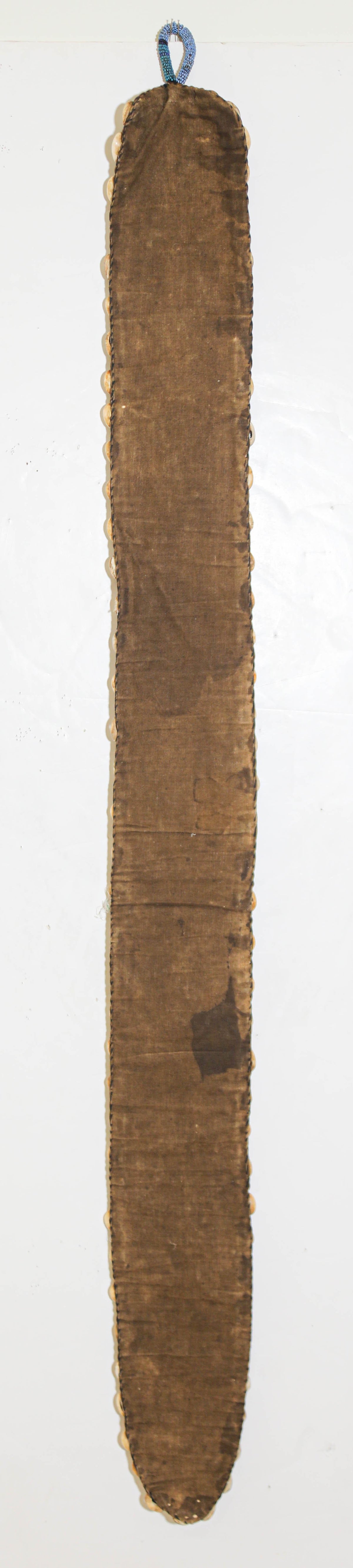 African Yoruba Diviner's Red Beaded Sash Panel 1950 — additional view 11
