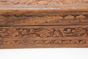 Anglo Raj Hand Carved Wooden Decorative Jewelry Box