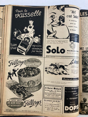 Le Soir Illustre Mai 1949 to Le Soir Illustre August 1949 French Magazines Paris France