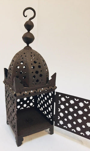 Moroccan Hurricane Moorish Metal Candle Lantern