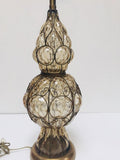 Murano Glass Italian Table Lamp by Marbro