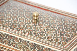 Moorish Decorative Sadeli Micro Mosaic Inlaid Jewelry Box