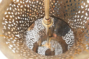 Moroccan Brass Chandelier Pendant Light Fixture Granada Moorish Style