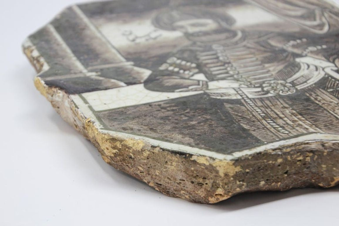 Antique Islamic Turkish Ottoman Ceramic Tile 1880