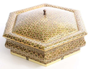 Anglo Indian Micro Sadeli Mosaic Inlaid Box