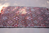 1960s Moroccan Berber Rug Pink Vintage Rehmana Marrakech Carpet