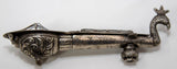Asian Silver Metal Hand Carved Peacock Sitar Veena Form Box 1950